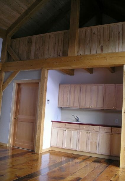 Timber Frame Barn Interior