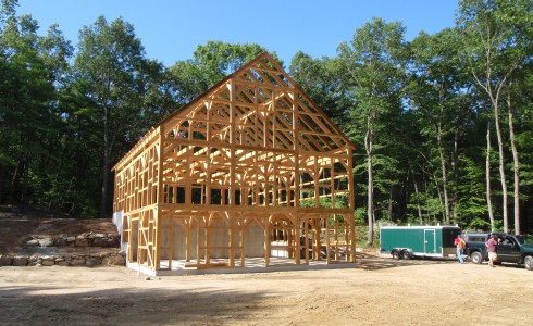 Post & Beam Horse Barn