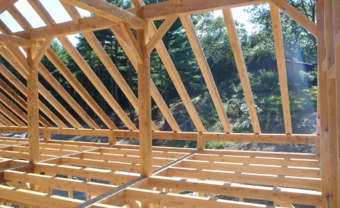 Post & Beam Barn with Rafter System