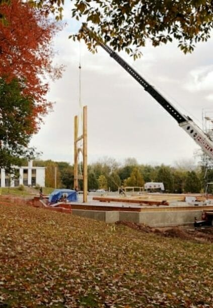 Timber Wall Raising