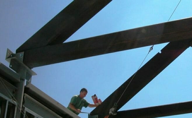 Post and Beam Truss Installation