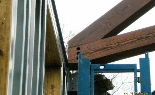 Church Timber Frame Assembly