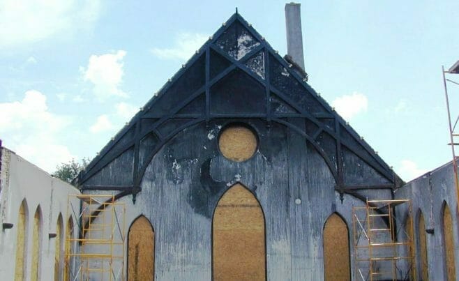 Fire Damaged Church