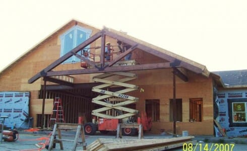 Church King Post Truss