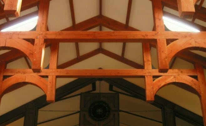 Timber Church Beams