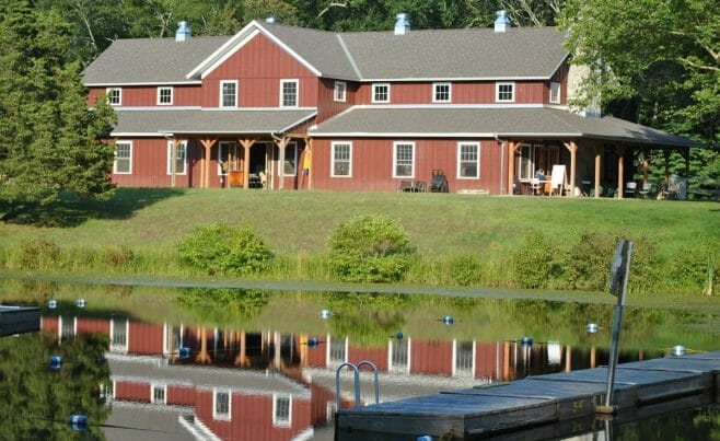 Timber New England Dining Hall on the Water