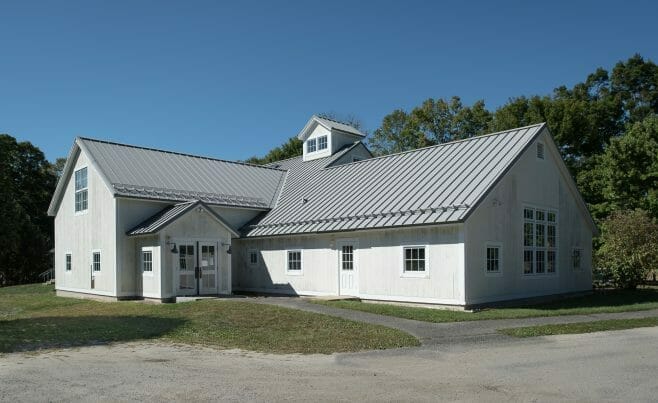 Exterior of the Cornwall Library in CT