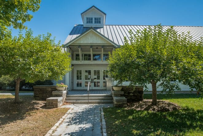 Exterior of the Cornwall Library in CT