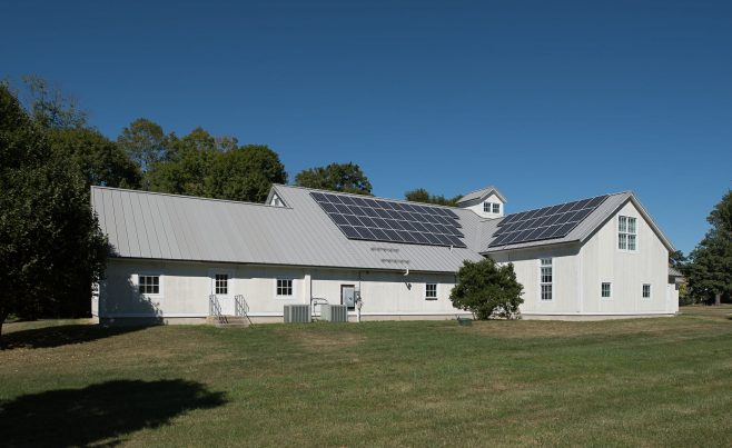 Exterior of the Cornwall Library in CT