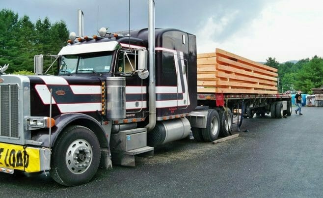 Shipping Timber Trusses