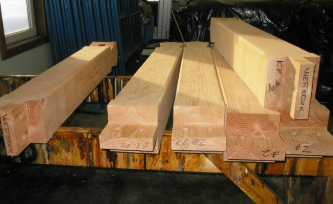 Labeled Truss Timbers