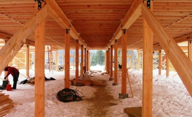 Posts and Ceiling Beams