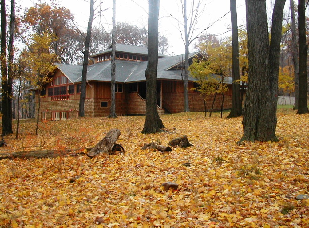 Exterior of Timber Framed Dining Hall