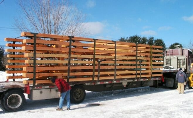 Heavy Timber Radial Trusses