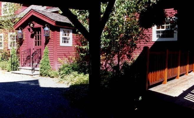 Post & Beam Entry for Lake House