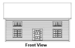 Timber Frame Design Front View