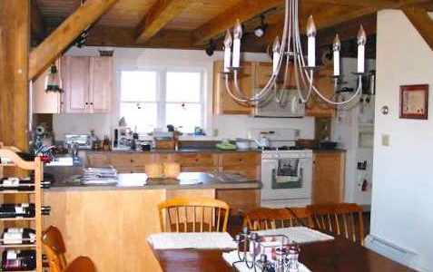 Interior Design of a Post and Beam Kitchen