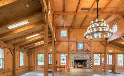 Interior of Deer Lake Dining Hall