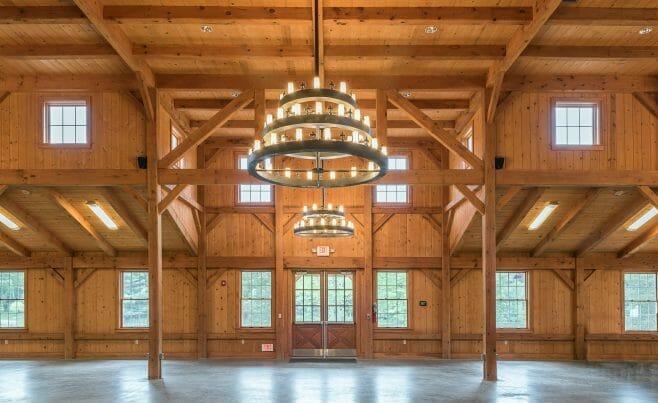 Interior of Deer Lake Dining Hall