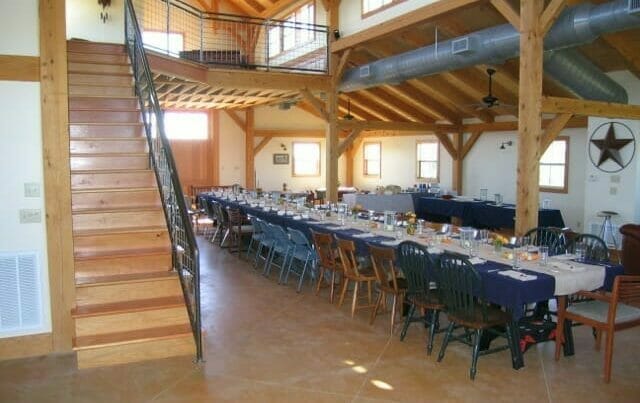 Post & Beam Barn Interior