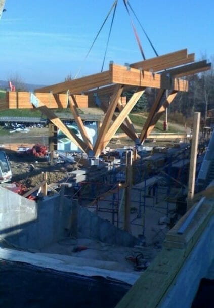 Timber Canopy Construction