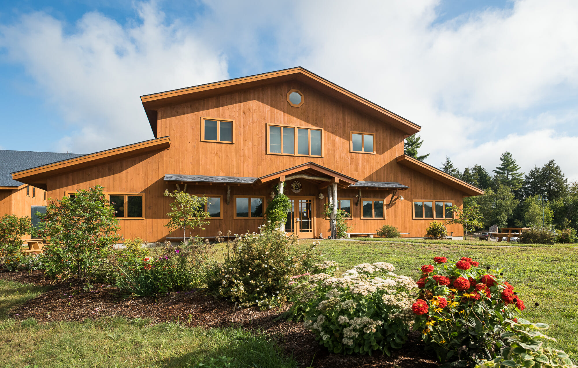 Exterior of the Badger Balm Factory in Gilsum, NH