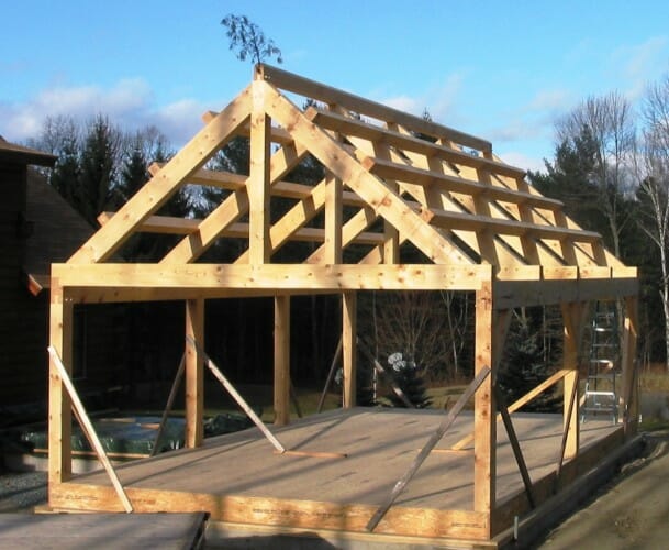 Timber Frame Home Exterior