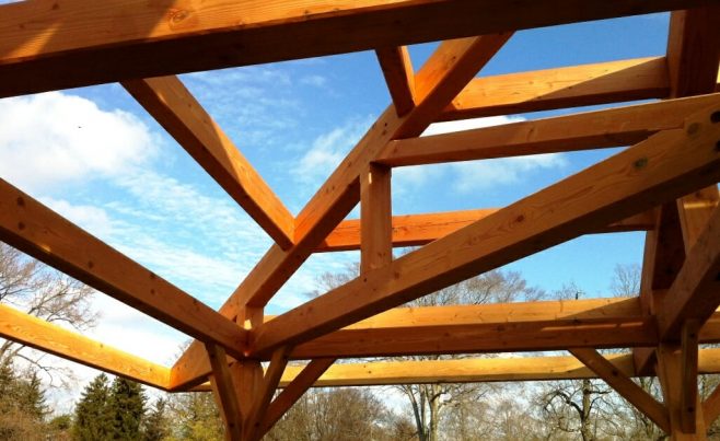 Wood Ceiling Corner Posts