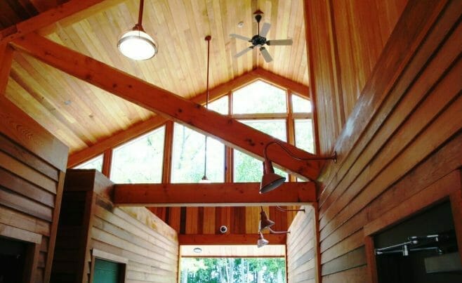 Park Interior Timber Beams