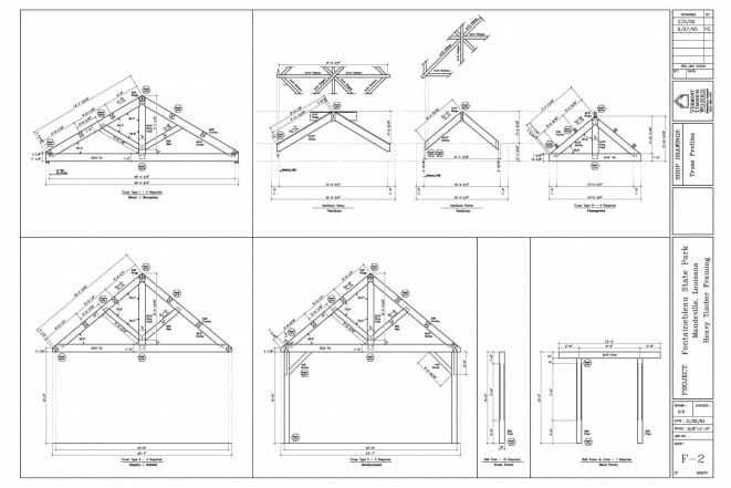 Plans FOr the Fontainebleau Timber Frame