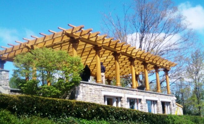 Heavy Timber Pergola