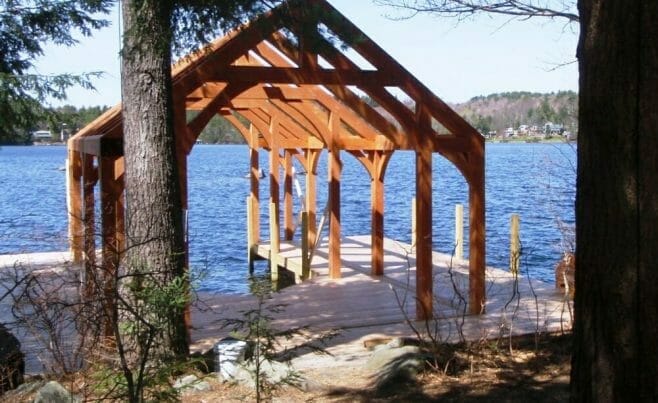 Beautiful Timber Framed Boathouse