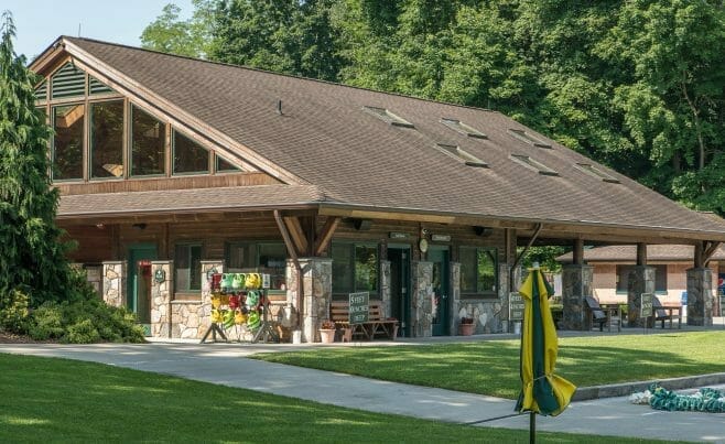 Entry To the Katonah Pool House