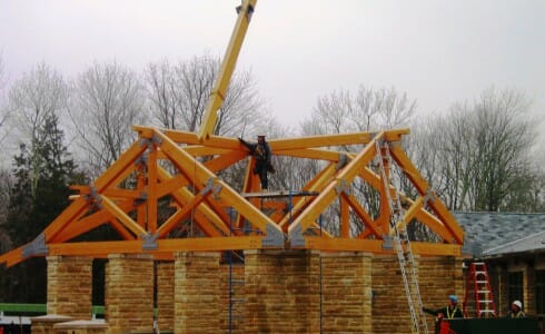 Mammoth Cave Pavilion Near Completion