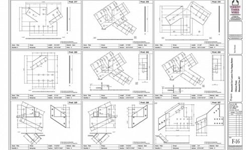 Shop Drawings of the Steel Joinery Details for Mammoth Cave