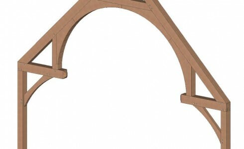 True Hammer Beam Truss Design