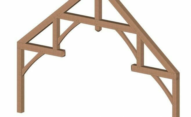 Modified Hammer Beam Truss Design