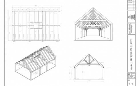 Plans for Modified King Post Trusses