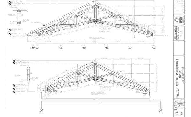 Scissor Truss Plan