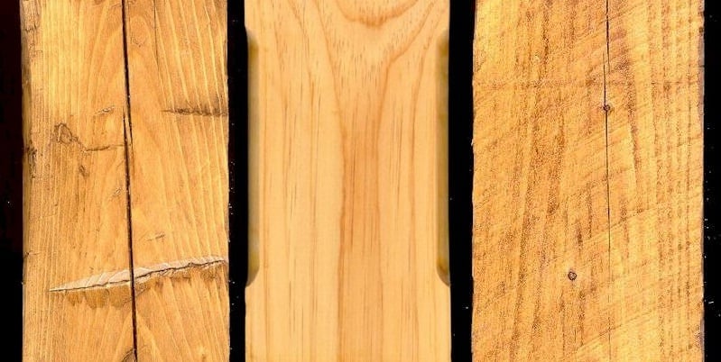 Eastern White Pine with Various Stains and Finishes