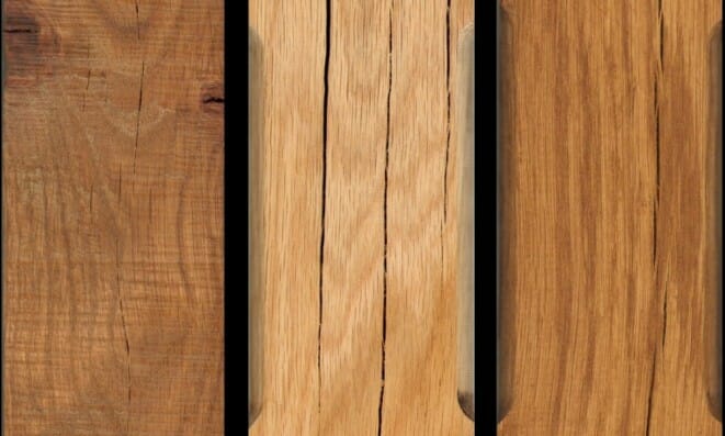 Oak Timber with Various Stains & Finishes