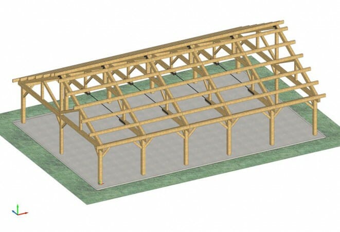 40'x60' Pavilion Frame for Bechtel Reserve