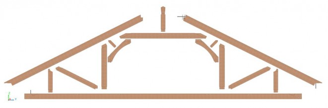 Timber Truss for a Wedding Pavilion