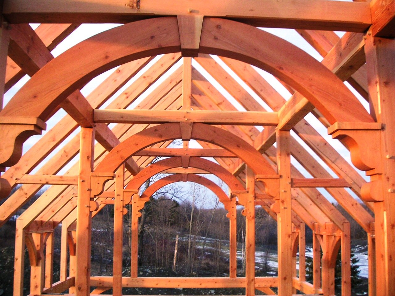 Timber Frame Craftmanship | Timber Frame Roof Structures