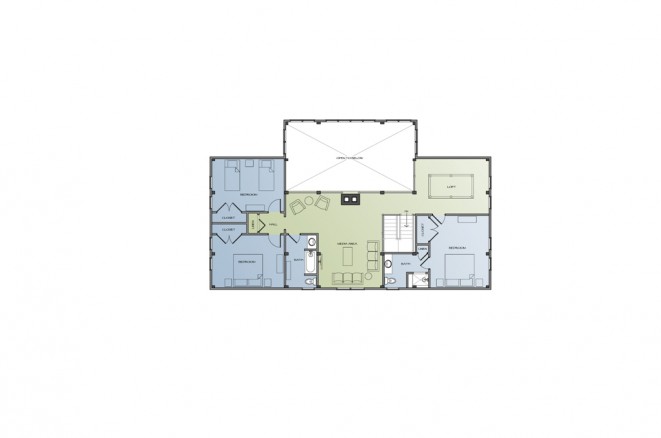 Bonin Architects_Farmhouse_2nd Floor Plan