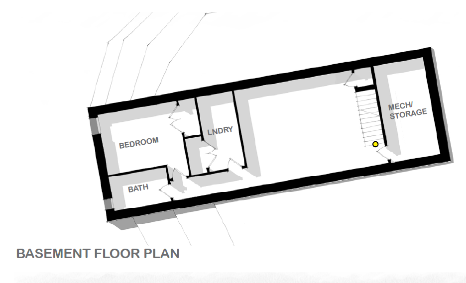 Plan view of basement