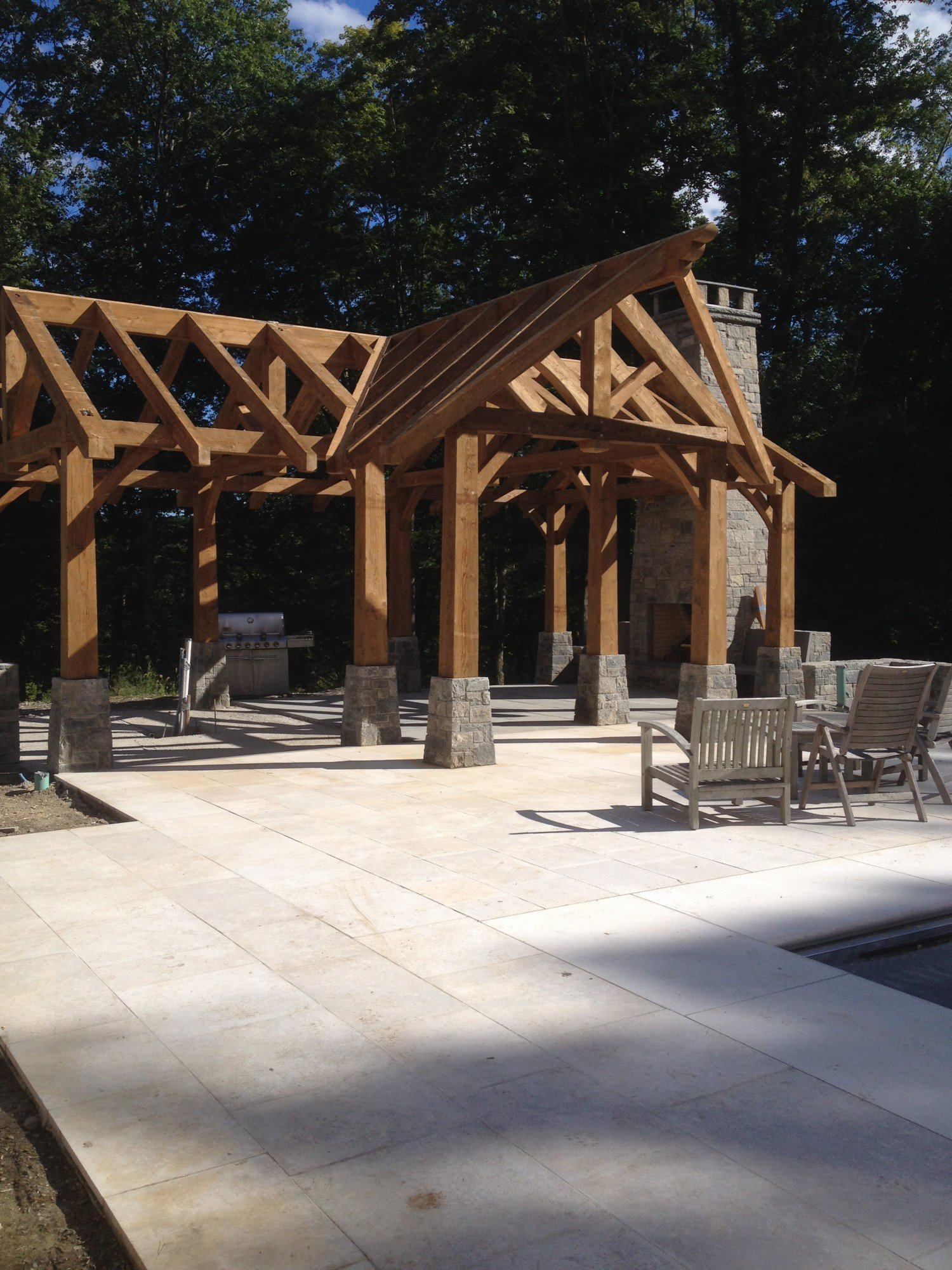 Pool Timber Frames