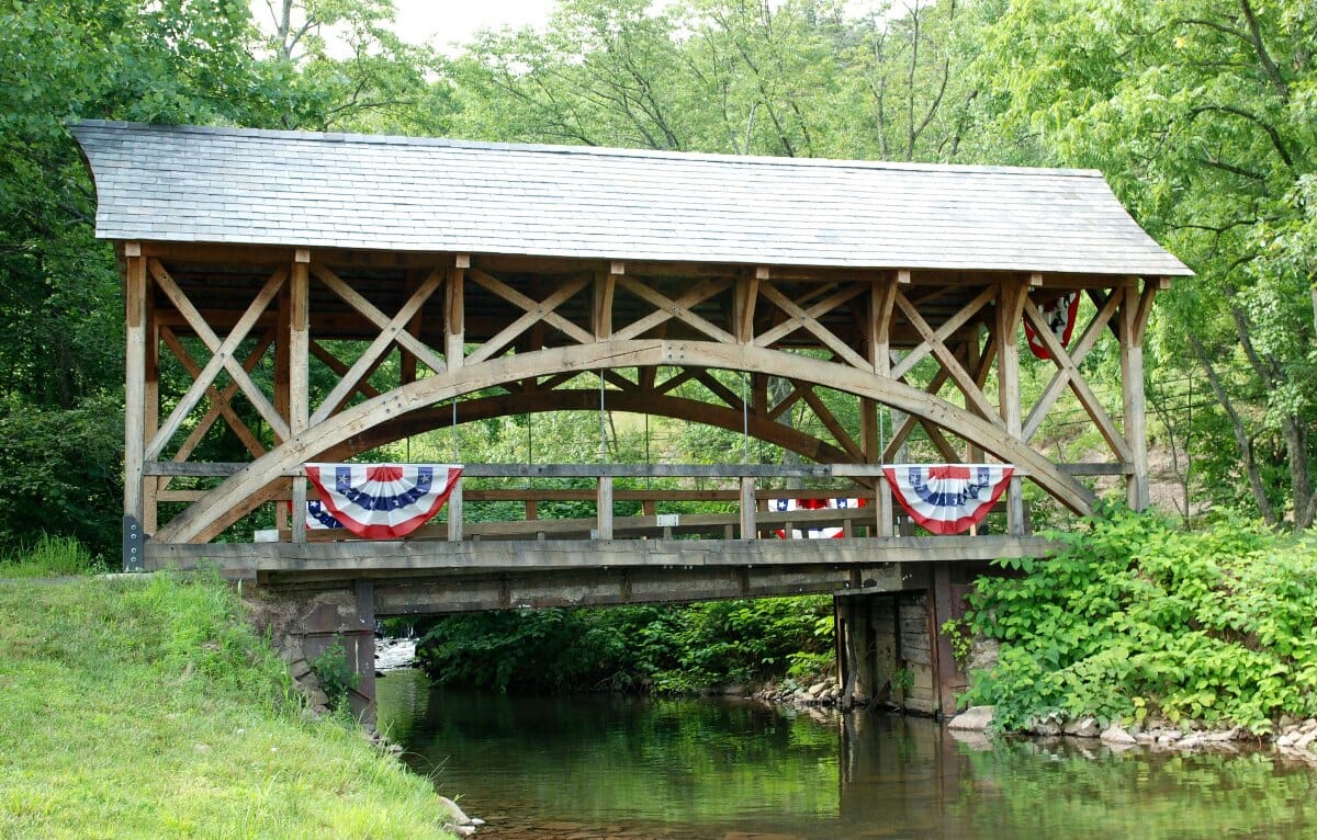 Timber Frame Bridge