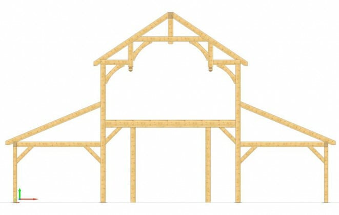 Truss Design VTW creates 3D renderings of frame designs, so the clients can see what the frame looks like before it's constructed. Pretty Cool!