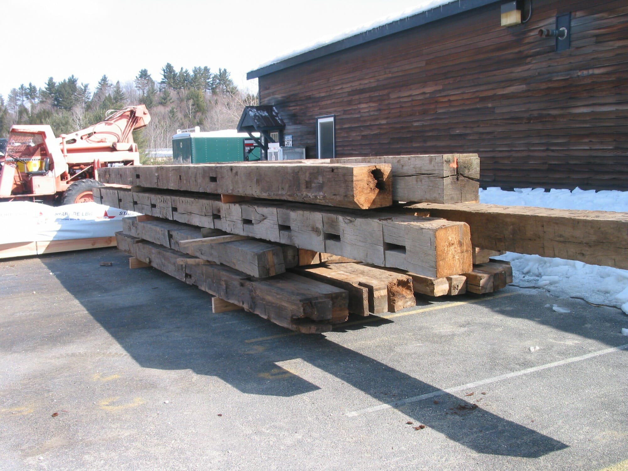 Timber Frame Project Start to Finish: Reclaimed Oak Timbers